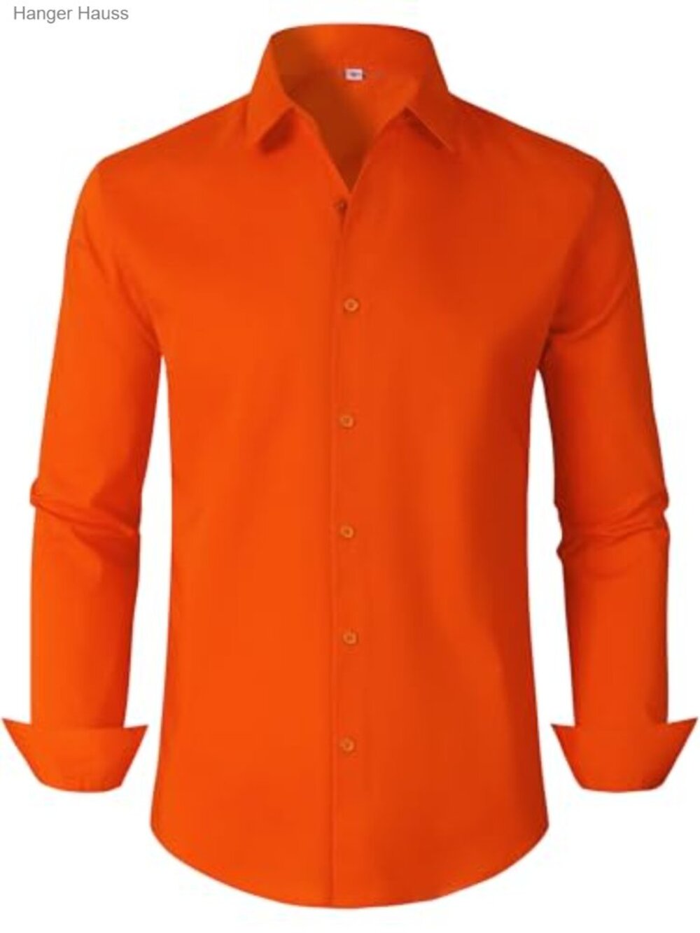Men's Wrinkle-Free Cotton Blend Dress Shirt Long Sleeve Button Down Formal